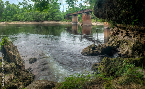 Edwards Spring (A.K.A. Ellaville Spring) on the Suwannee River, Suwannee County, Florida © Guy Bryant