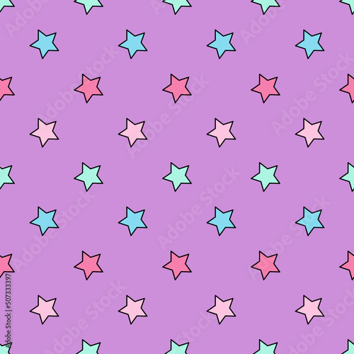 seamless texture with stars