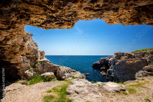 Obraz Skaliste wybrzeże w Bułgarii, krajobraz