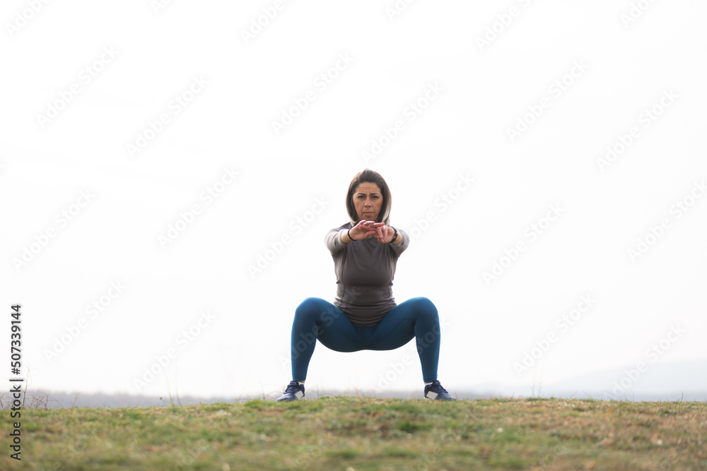 Squats exercise Squats exercise