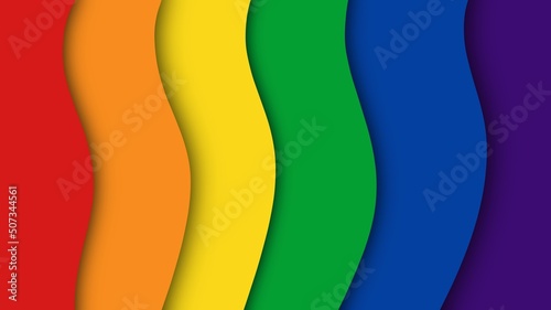 Pride LGBTQ rainbow color stripes symbol flag , illustration wallpaper