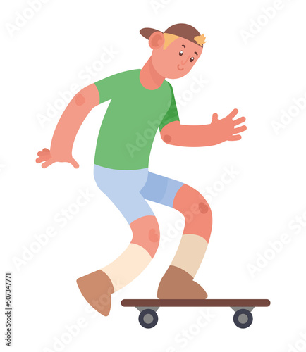 skater boy wearing cap © Jemastock