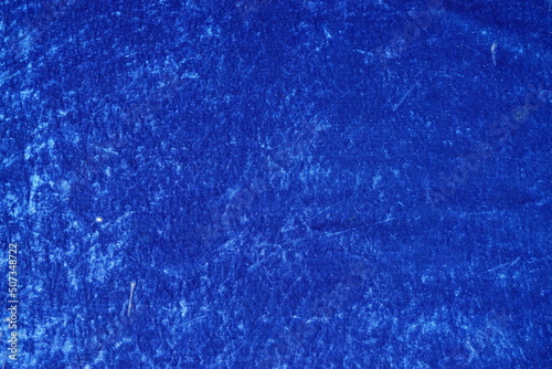 Blauer Samtstoff als Hintergrund 