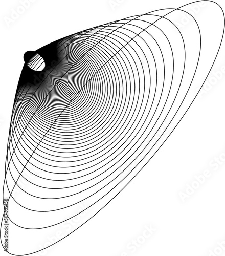Fototapeta Naklejka Na Ścianę i Meble -  Isolated Abstract Geometric Line Design Element