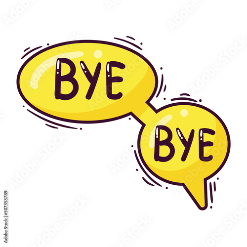 bye bye comic expression