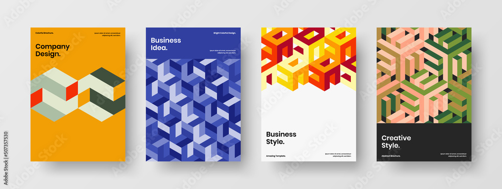 Simple postcard A4 vector design illustration collection. Premium mosaic hexagons flyer layout bundle. Simple postcard A4 vector design illustration collection. Premium mosaic hexagons flyer layout bundle.