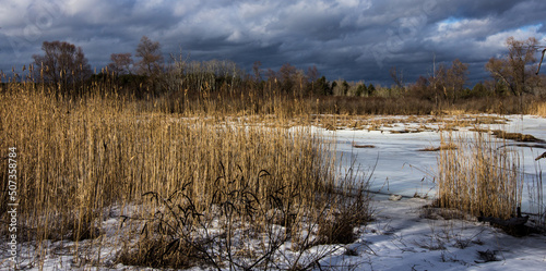 river in winter