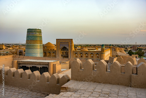 Khiva old city in Uzbekistan photo