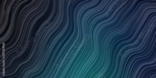 Dark BLUE vector template with wry lines.