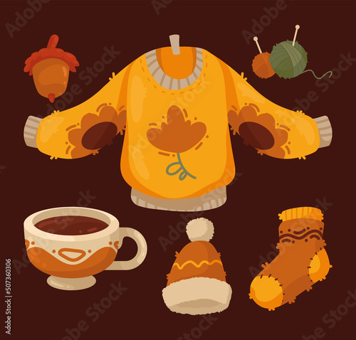 autumn season six icons