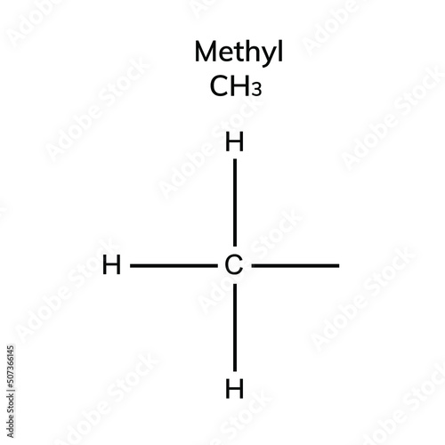 Chemical structural formulas on white background