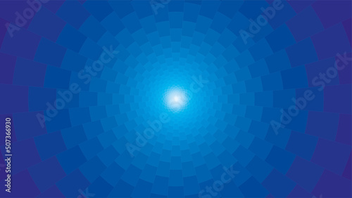 Deep Blue Wide Screen Webpage or Business Presentation Abstract Background with copyspace. HD 16x9 vector pattern. No transparents, no gradients.