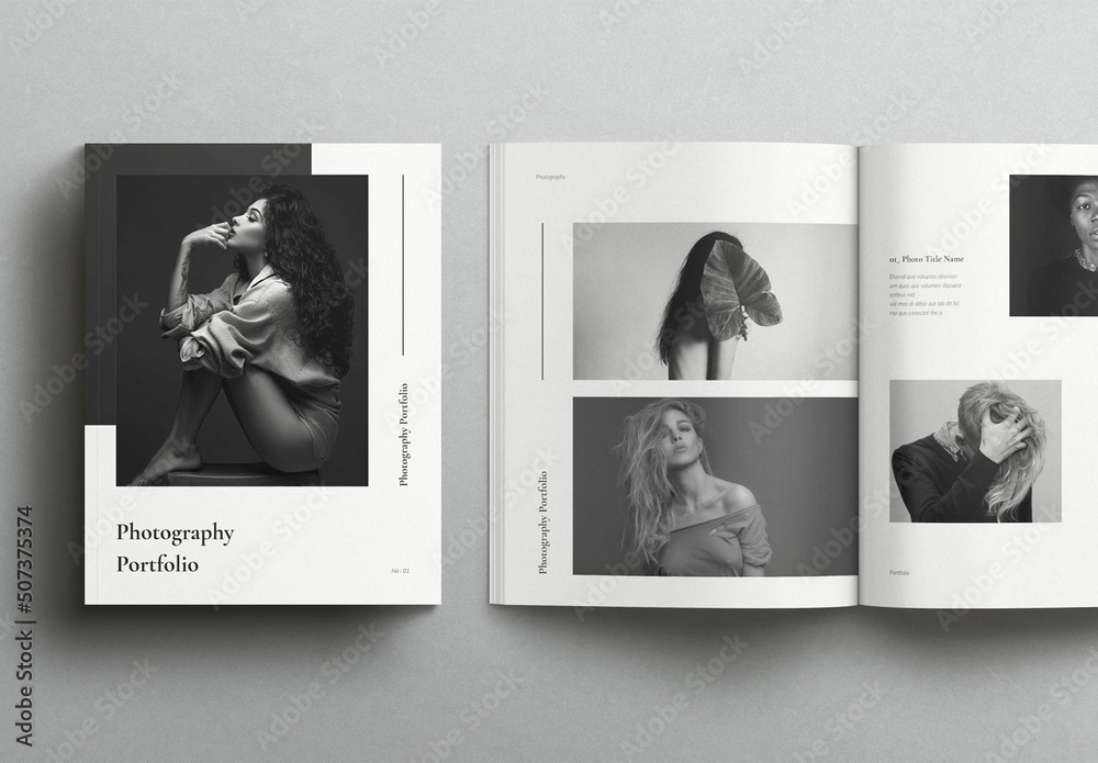 Photography Portfolio Stock Template Adobe Stock
