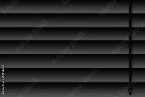Obraz na płótnie New grey closed blinds close-up