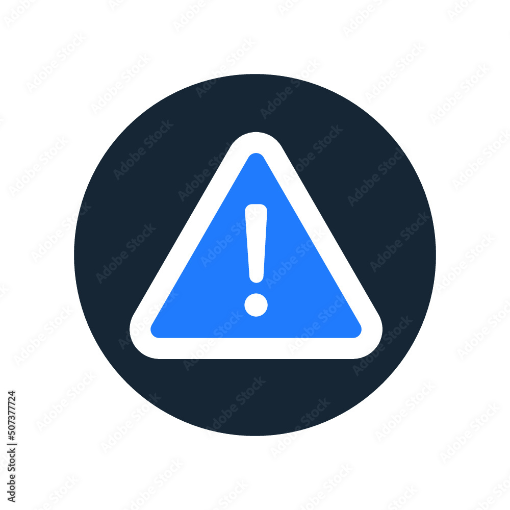 Notification, warning, attention icon. Editable vector logo. Notification, warning, attention icon. Editable vector logo.