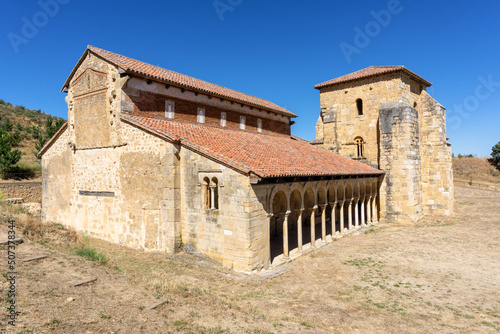 Monasterio mozárabe de San Miguel de Escalada. León, España. photo