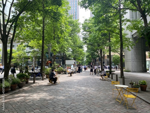 Tokyo “Marunouchi” streets, year 2022 May 26th