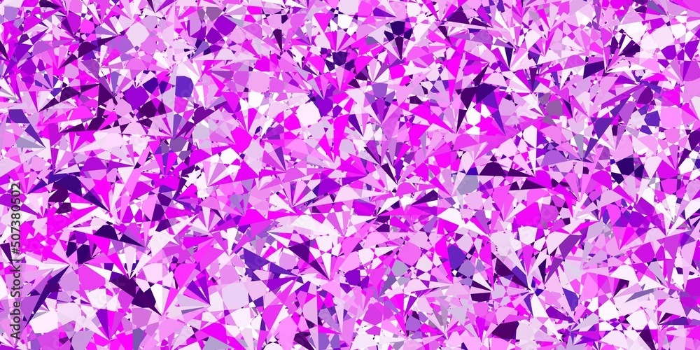 Light Pink vector background with triangles. Light Pink vector background with triangles.