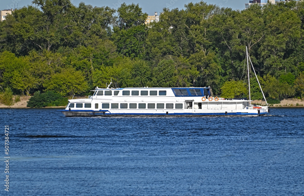 Steamboat river ship