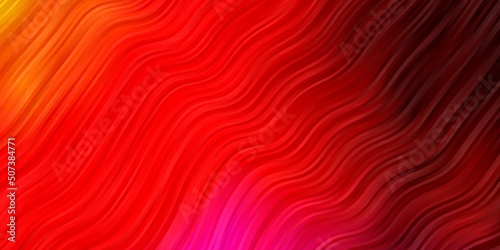 Dark Blue  Red vector template with wry lines.