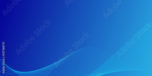 Vector wave lines flowing dynamic. Abstract background.
