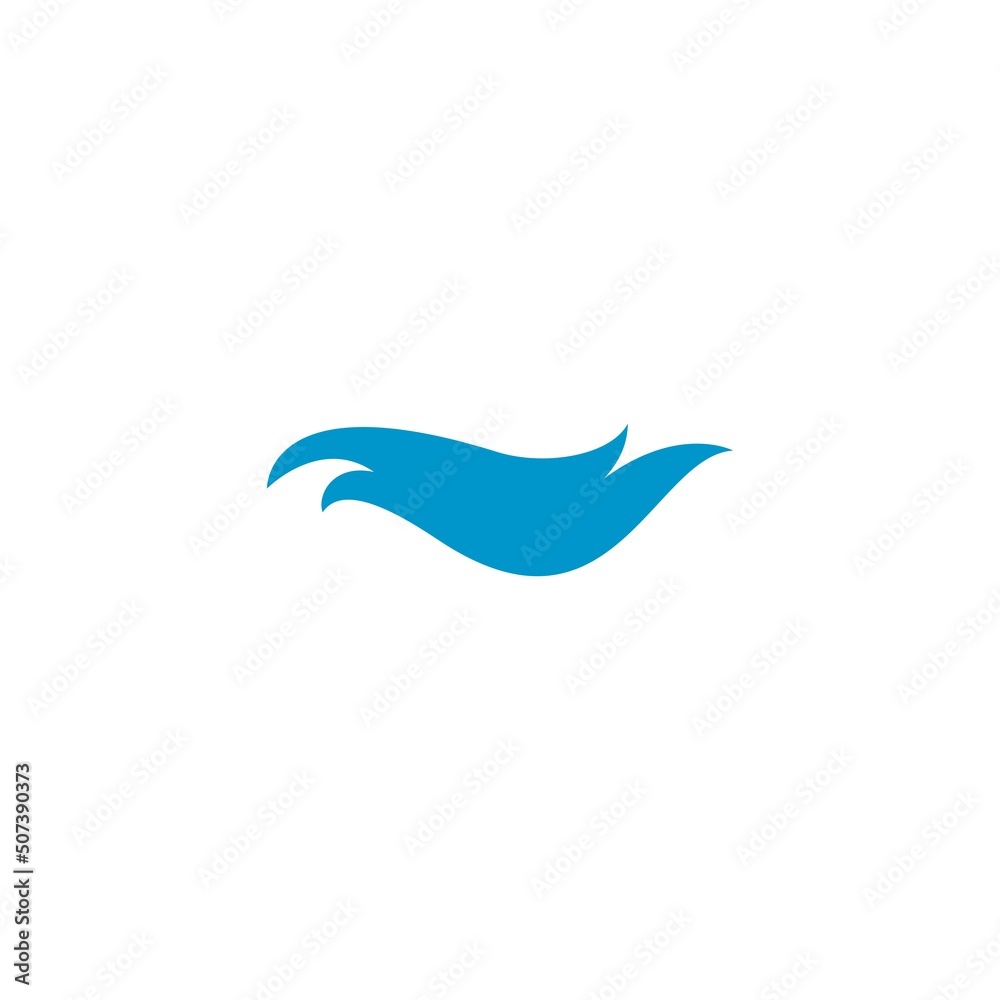 Water Wave with natural icon Logo. vector Icon illustration Water Wave with natural icon Logo. vector Icon illustration