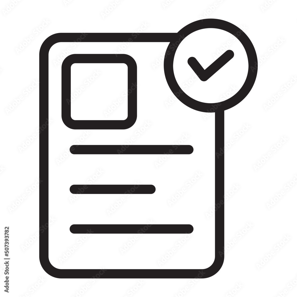 approve line icon approve line icon