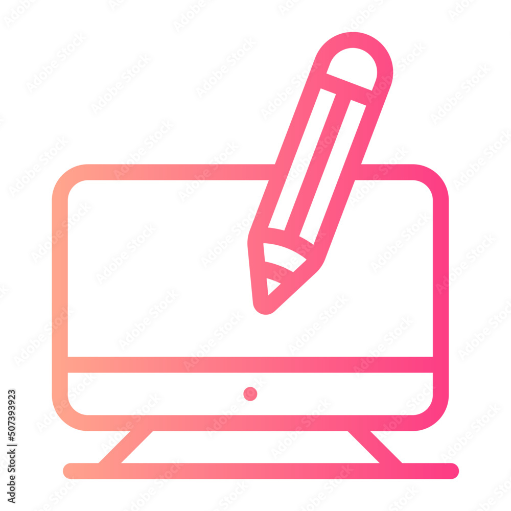 graphic designer gradient icon graphic designer gradient icon