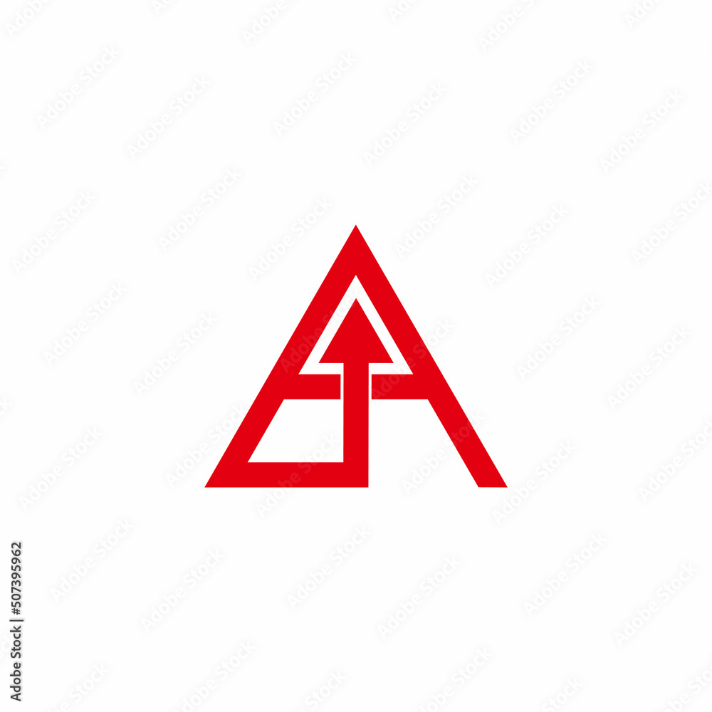 letter a alpha arrow up triangle simple geometric logo vector letter a alpha arrow up triangle simple geometric logo vector