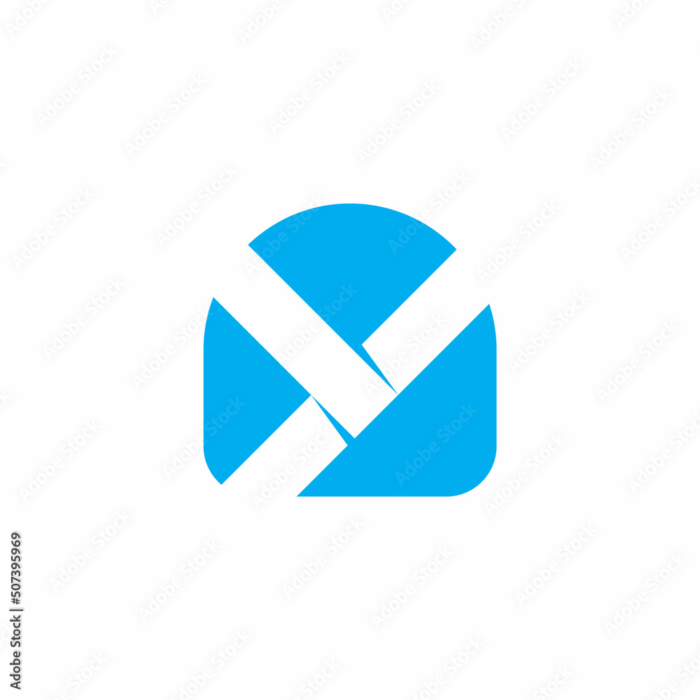 letter y simple curves geometric logo vector letter y simple curves geometric logo vector