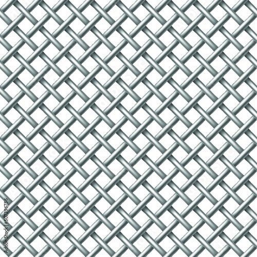 Metal net seamless - vector pattern for continuous replicate.