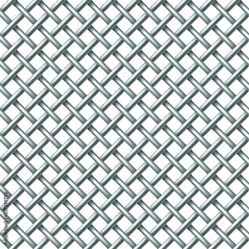 Metal net seamless - vector pattern for continuous replicate.
