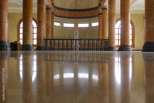 interior of the mosque