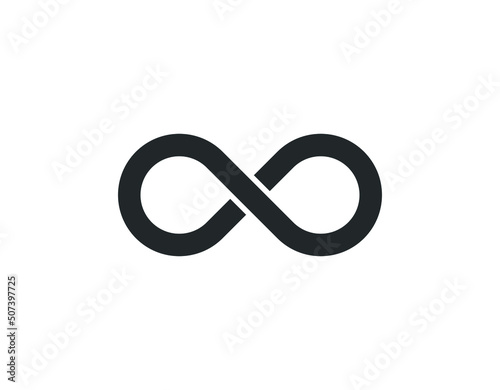 Infinity symbol icons vector illustration.