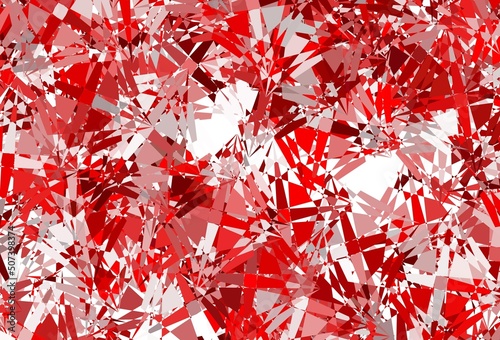 Dark Orange vector texture with random triangles.