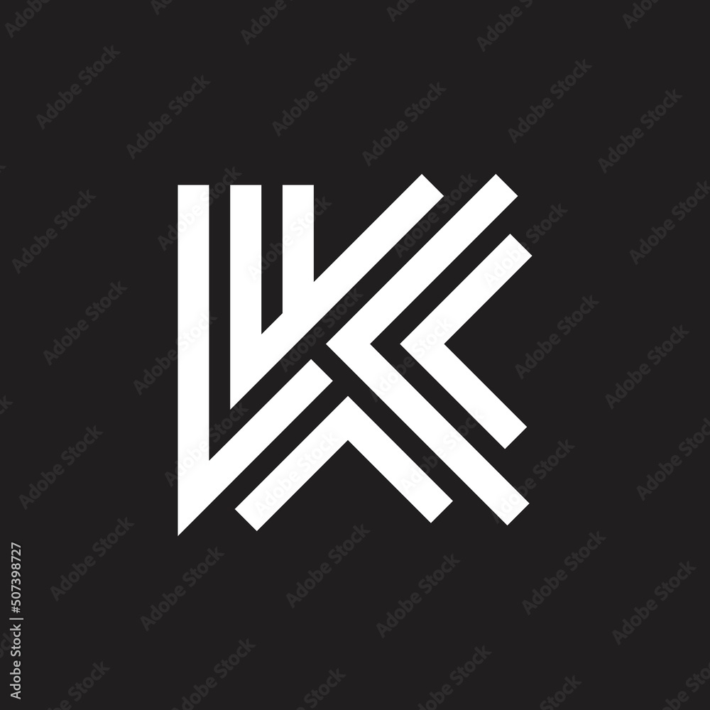 letter K initial logo icon vector template letter K initial logo icon vector template
