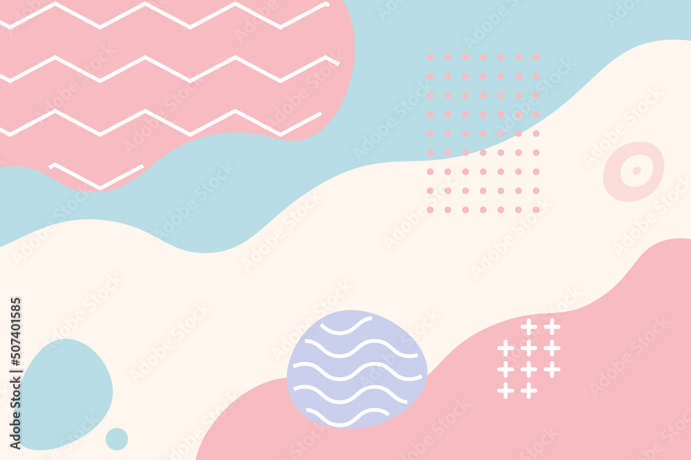Flat design abstract background