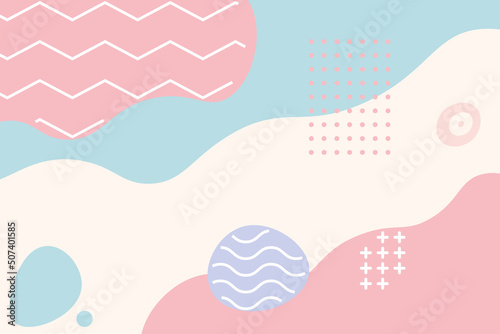Flat design abstract background