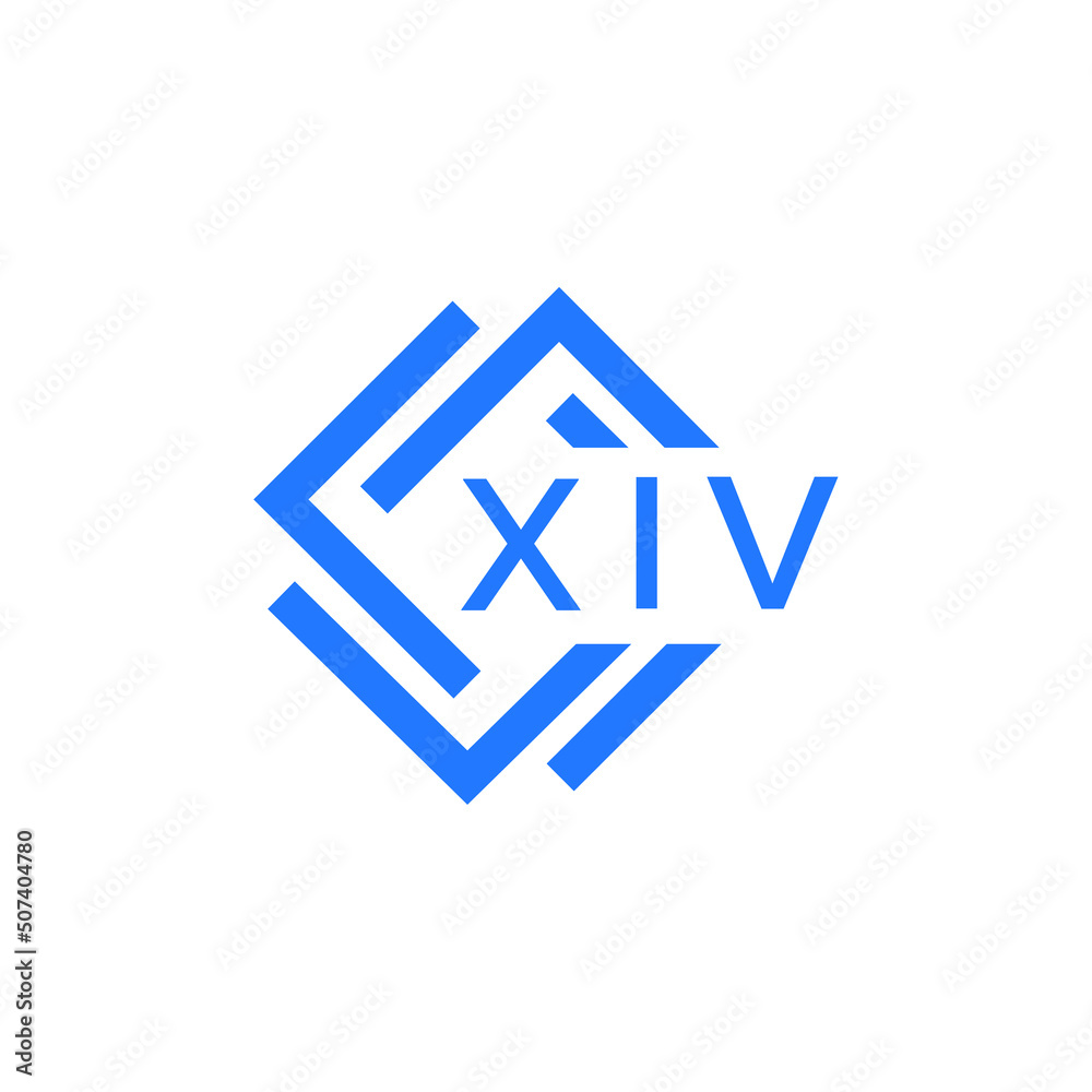XIV technology letter logo design on white background. XIV creative initials technology letter logo concept. XIV technology letter design. XIV technology letter logo design on white background. XIV creative initials technology letter logo concept. XIV technology letter design.