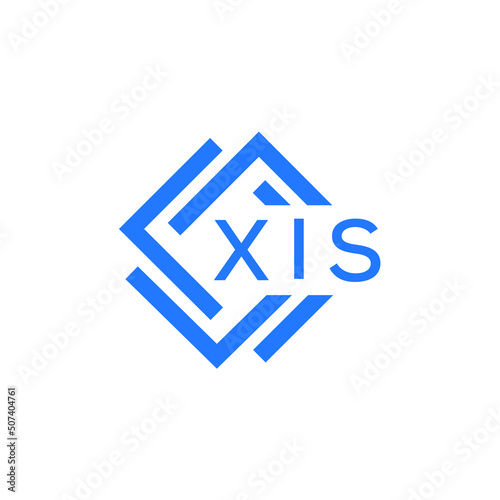 XIS technology letter logo design on white  background. XIS creative initials technology letter logo concept. XIS technology letter design. © Faisal