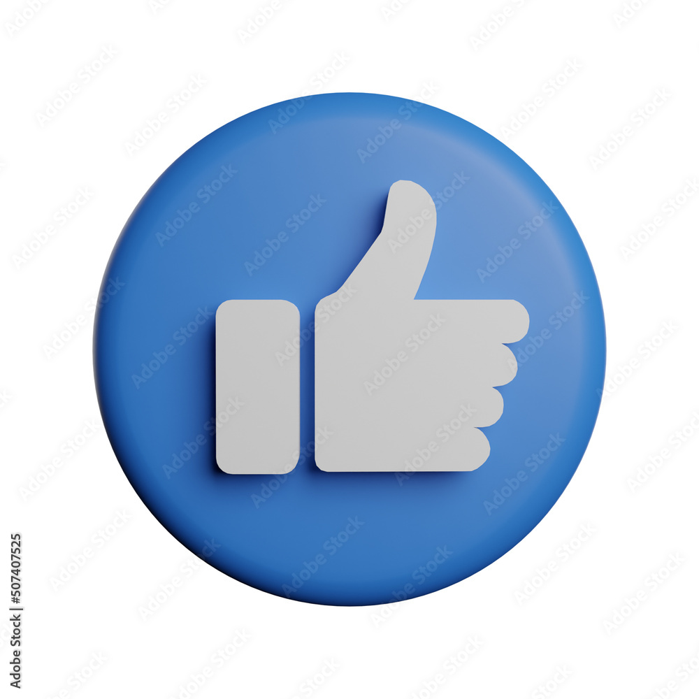 3D Rendering Illustration Like Social Media Element Photo HD 3D Rendering Illustration Like Social Media Element Photo HD