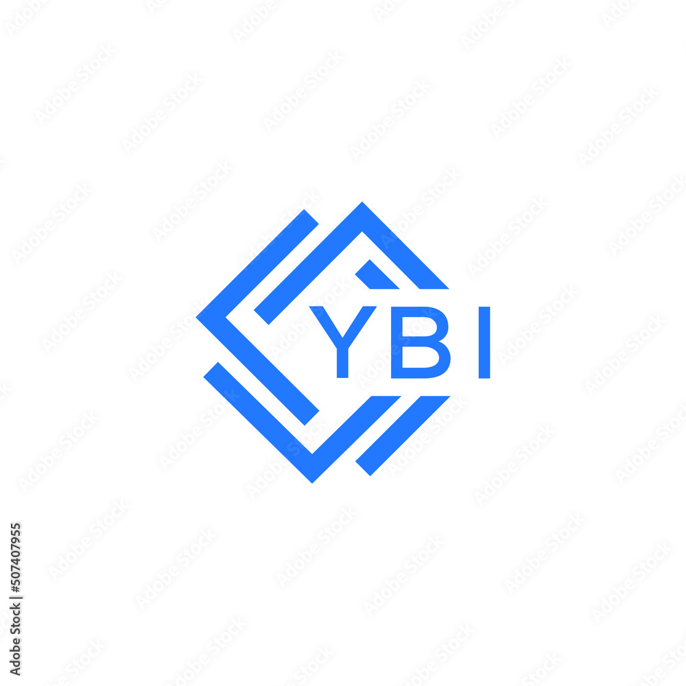 YBI technology letter logo design on white background. YBI creative initials technology letter logo concept. YBI technology letter design. YBI technology letter logo design on white background. YBI creative initials technology letter logo concept. YBI technology letter design.