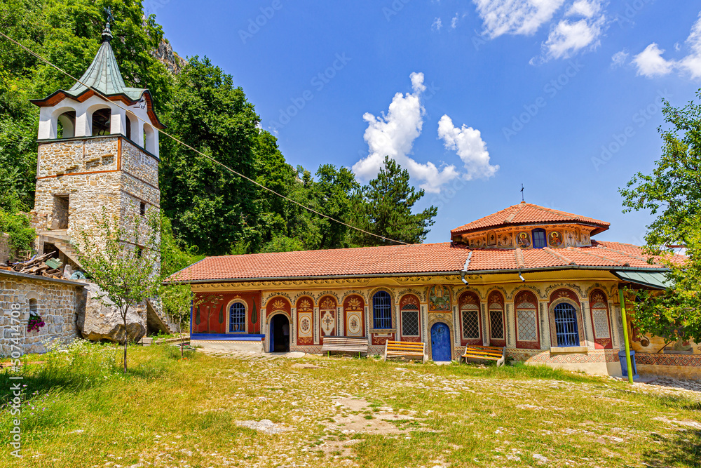 Preobrajenski Monastery near Veliko Tarnovo, Bulgaria