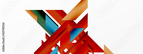 Dynamic lines background. Wallpaper for concept of AI technology, blockchain, communication, 5G, science, business and technology