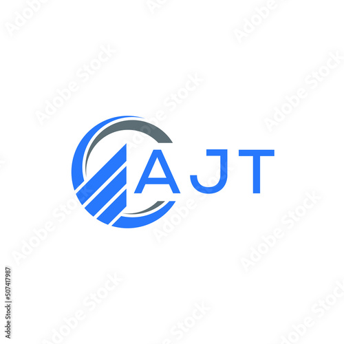 Free Download AJT Flat accounting logo design on white  background. AJT creative initials Growth graph letter logo concept. AJT business finance logo design.
 - GFXLoad