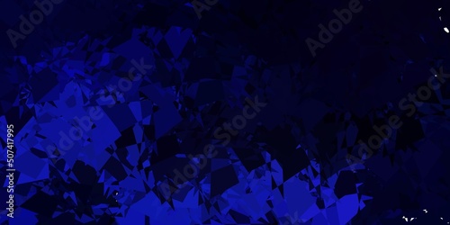 Dark purple vector template with abstract forms.