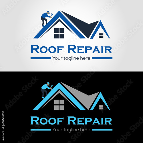 Real Estate logo, for Roof Repair 