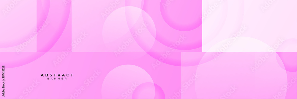 Pink abstract banner background Pink abstract banner background