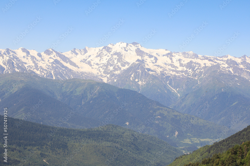 Mountains of Upper Svaneti, georgia