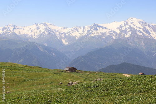 Mountains of Upper Svaneti  georgia